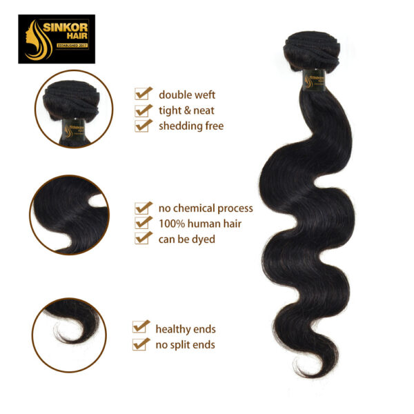 Remy Body Wave Hair Bouncy Wave - Image 10