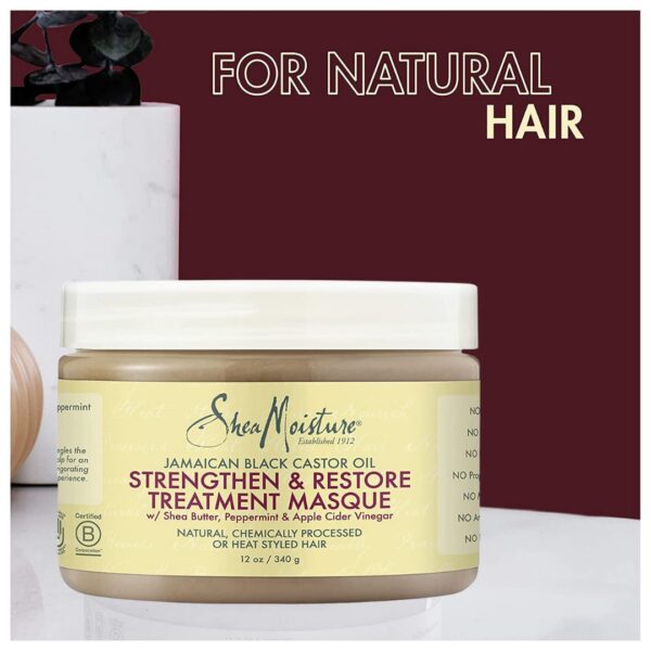 Shea Moisture Jamaican Black Castor Oil Stregthen & Restore Treatment Masque