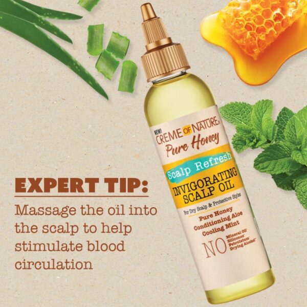 Creme of Nature Pure Honey Scalp Oil - Image 3