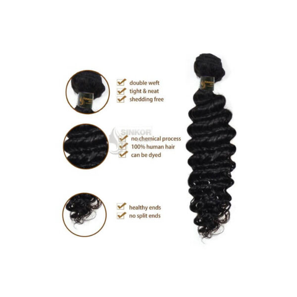 Remy Deep Wave Hair 100% Soft Curl - Image 4