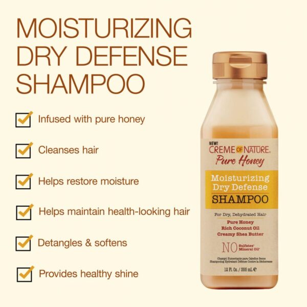 Creme of Nature Pure Honey Shampoo - Image 2