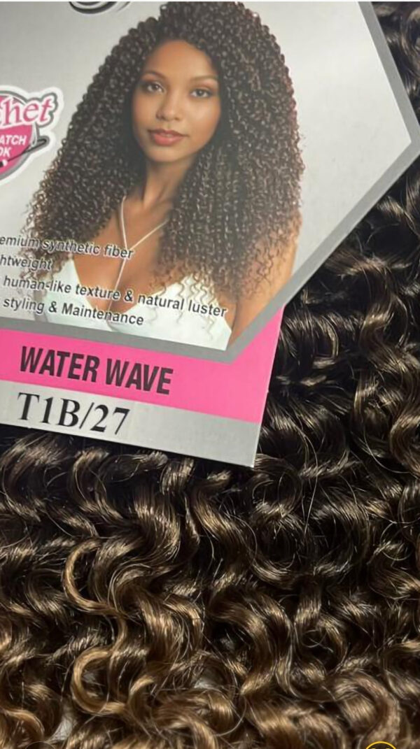 100% hand tied Water wave crochet - Image 5