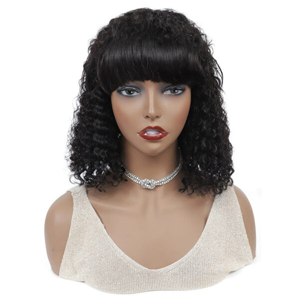 Sinkor 100% Human Kinky Bob Wig - Image 2