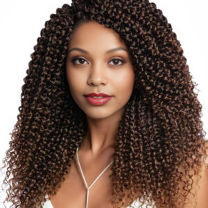 100% hand tied Water wave crochet