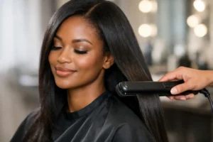 Silk Press for Natural Hair Done Right
